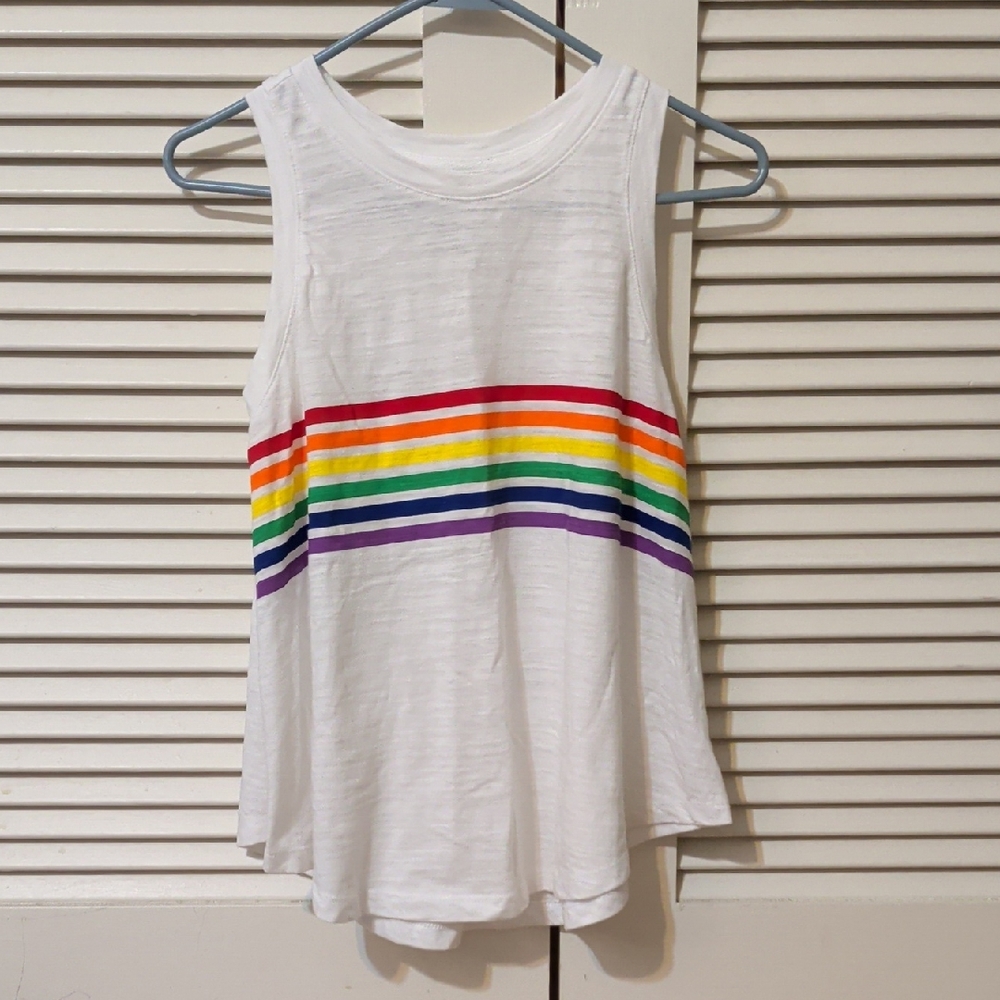 Colorful Striped Women's Tank Top